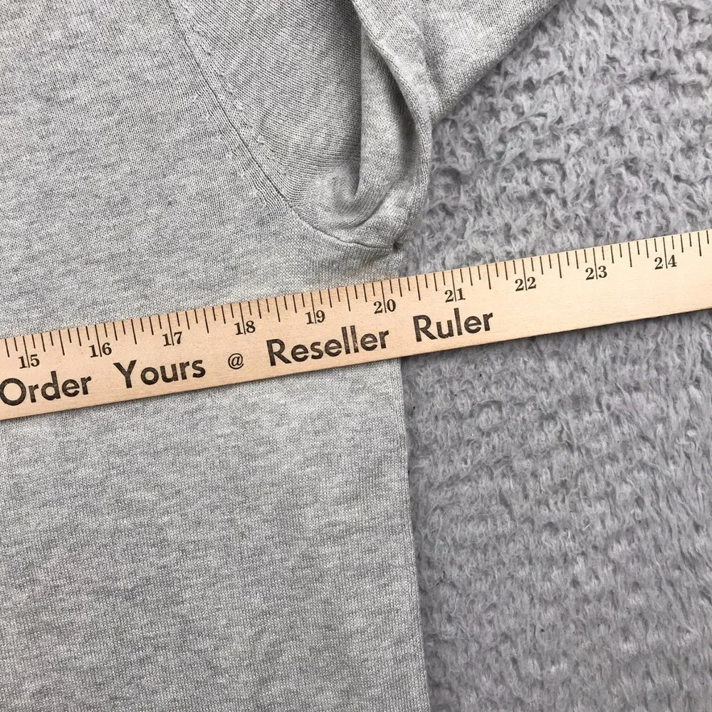 Banana Republic Luxury Blend Sweater Mens M Gray Silk Cashmere Knit Pullover NEW